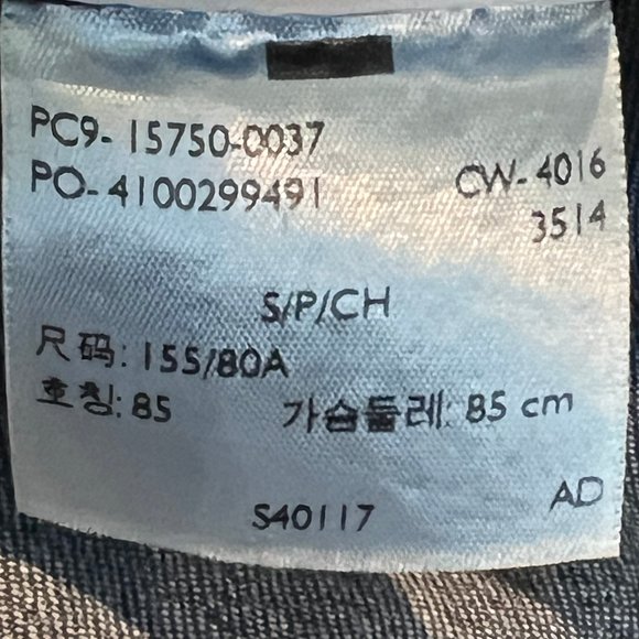 LEVI'S Jean Original Denim Trucker Jacket Size Small - Picture 10 of 13